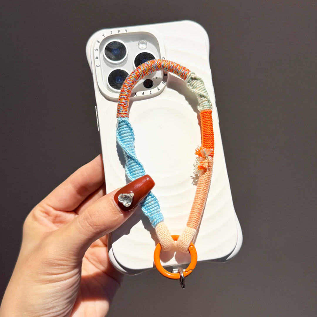 Colorful Woven Phone Wrist Strap