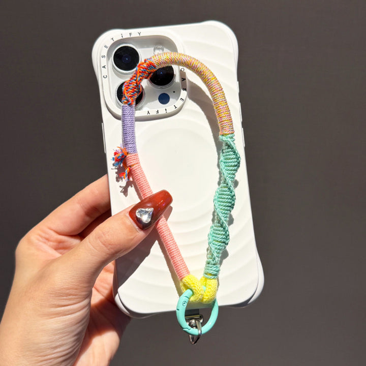 Colorful Woven Phone Wrist Strap