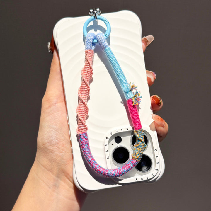 Colorful Woven Phone Wrist Strap