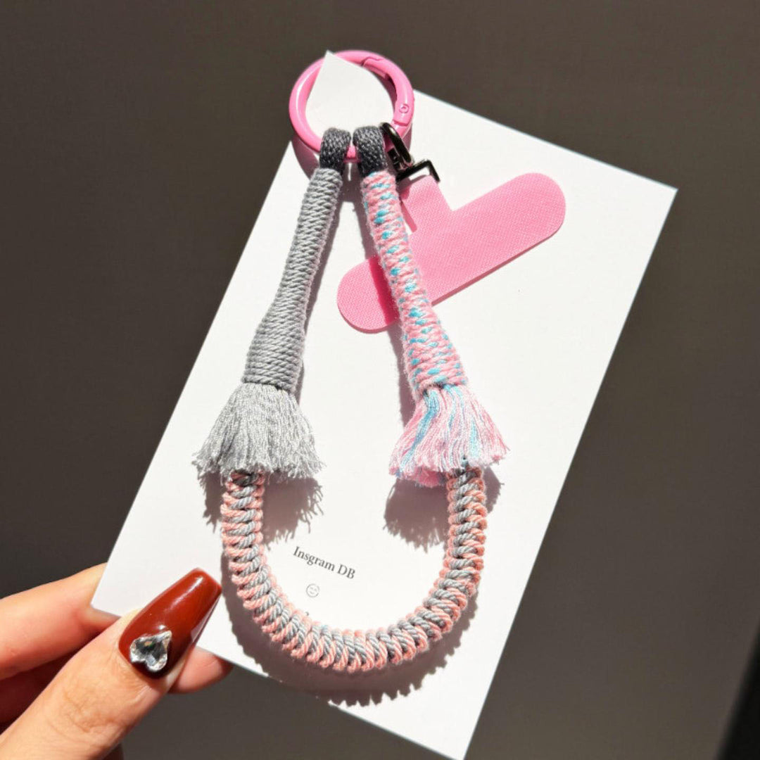 Colorful Woven Phone Wrist Strap