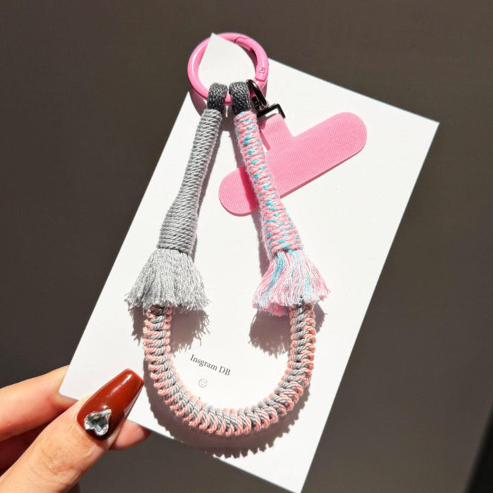Colorful Woven Phone Wrist Strap