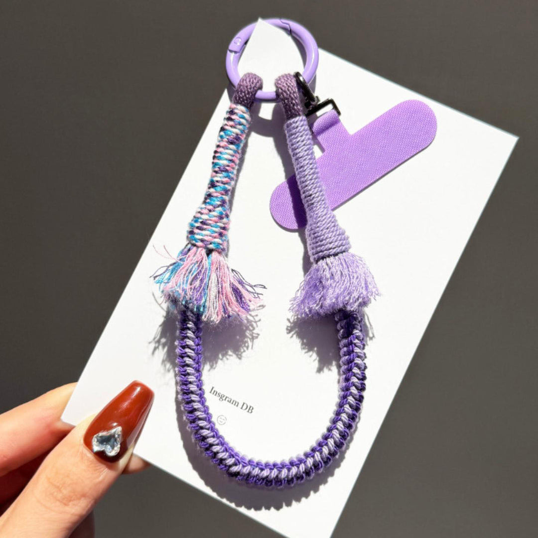 Colorful Woven Phone Wrist Strap