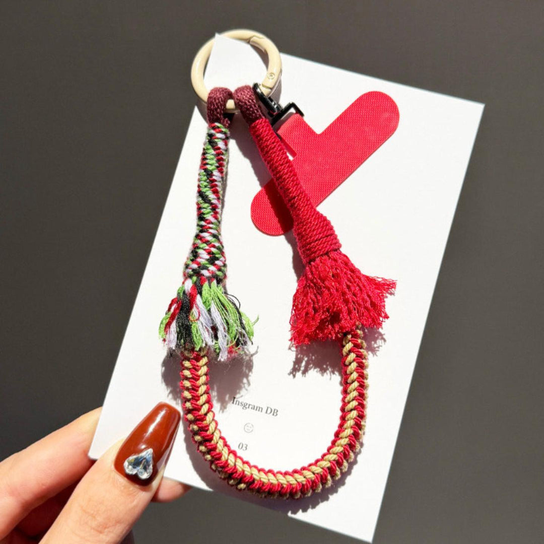 Colorful Woven Phone Wrist Strap
