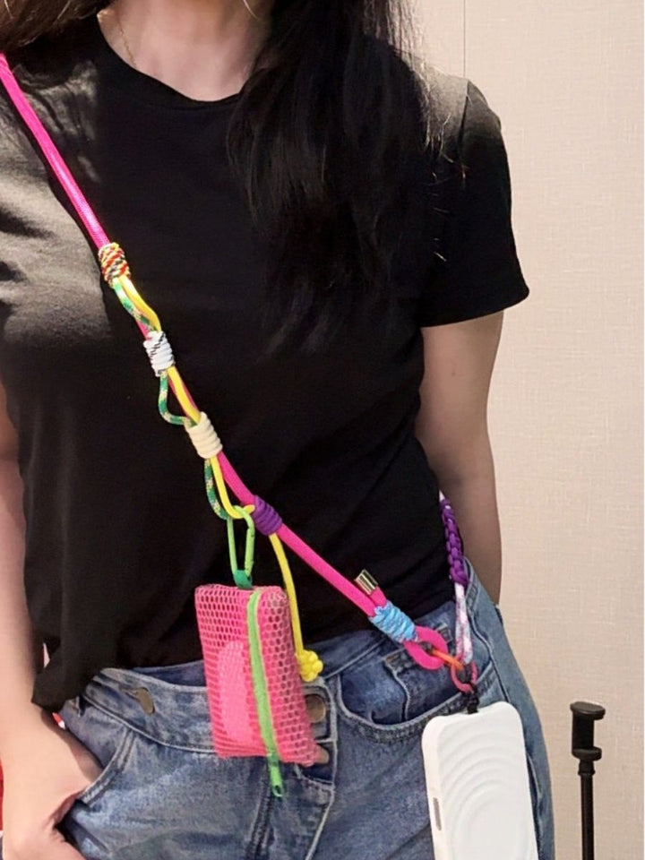 3-in-1 Y2K Braided Crossbody Phone Lanyard