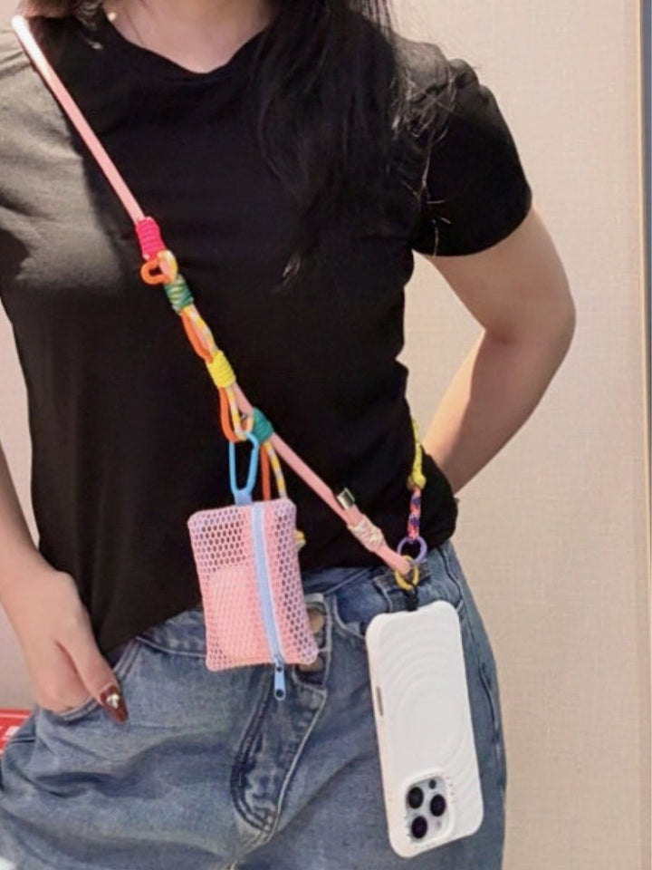 3-in-1 Y2K Braided Crossbody Phone Lanyard