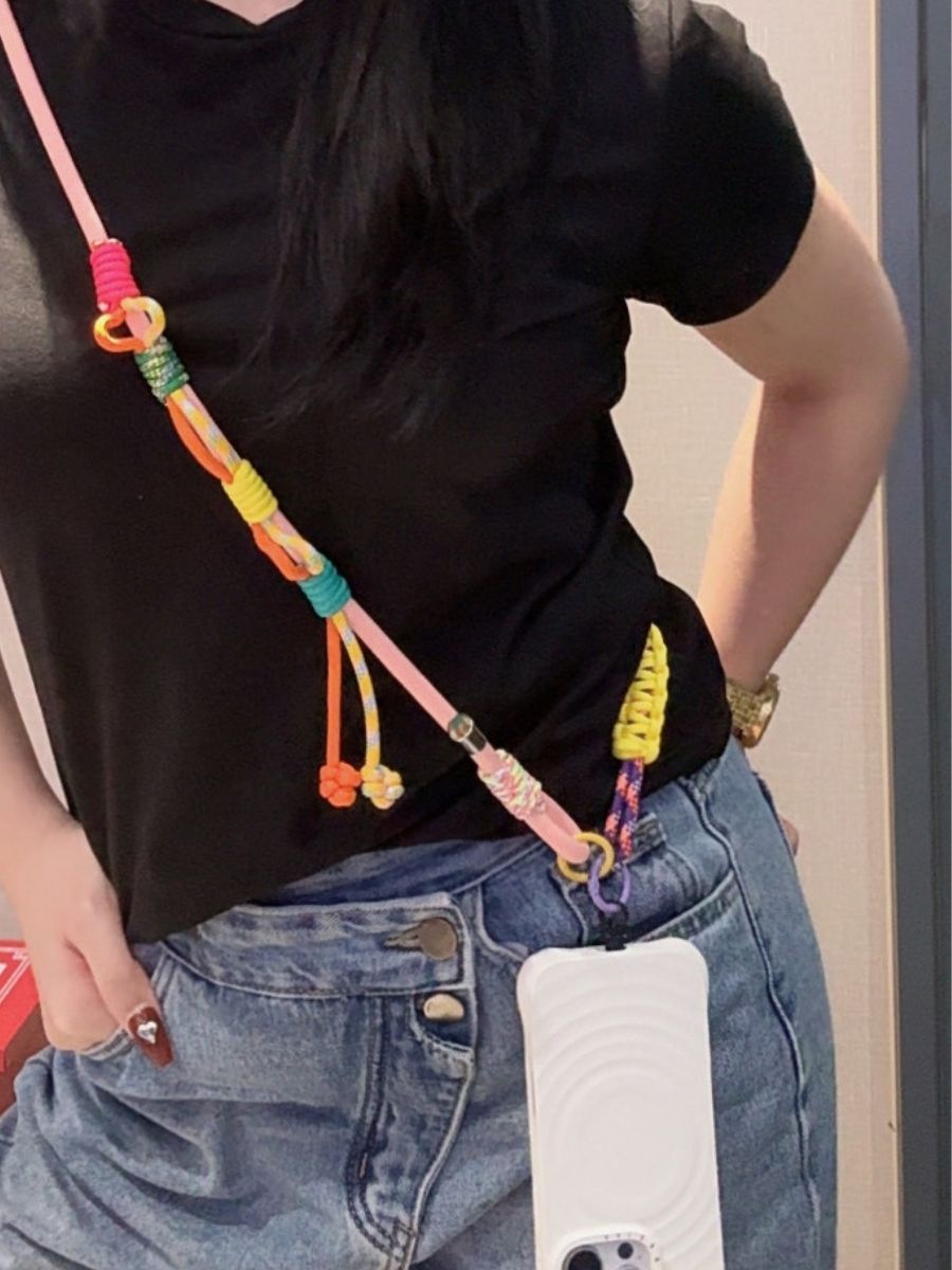 3-in-1 Y2K Braided Crossbody Phone Lanyard